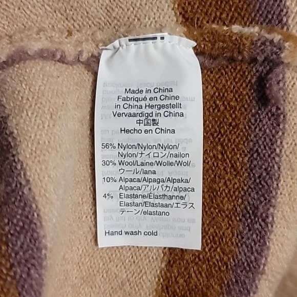 Madewell Westlake Striped Pullover Sweater Womens Small Multi Coziest Yarn Comfy - Picture 9 of 11